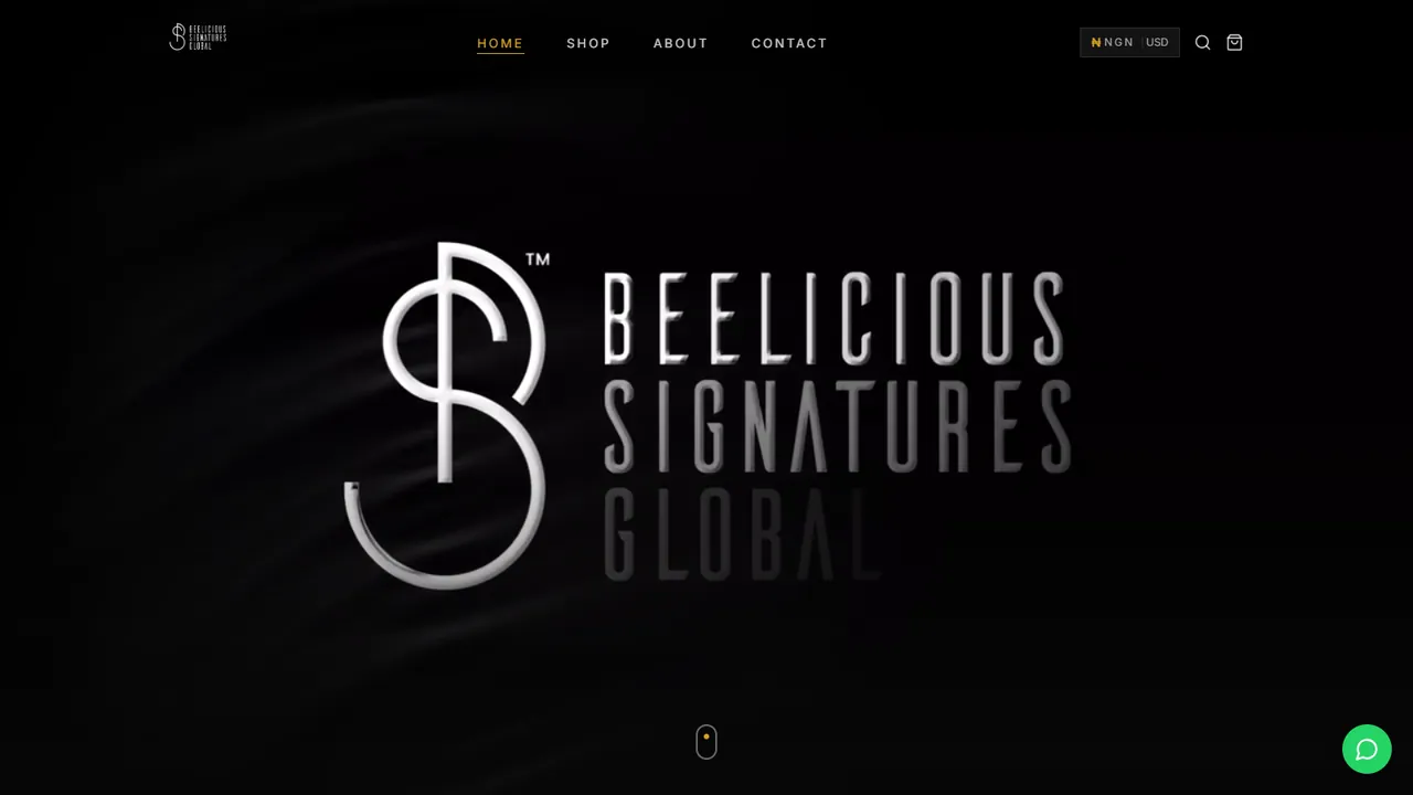 BSG Beelicious Signatures Global website homepage